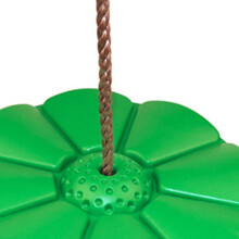 Heavy Duty Plastic Disc Tree Swing with PE Rope for Kids Outdoor Green