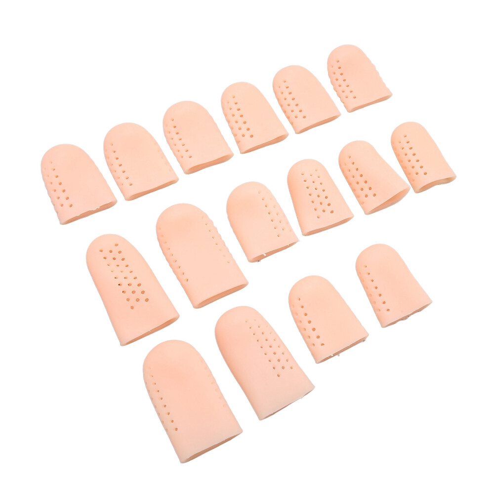 Soft Wear-Proof Silicone Finger Cot with Hole Design, Flexible Finger Protectors