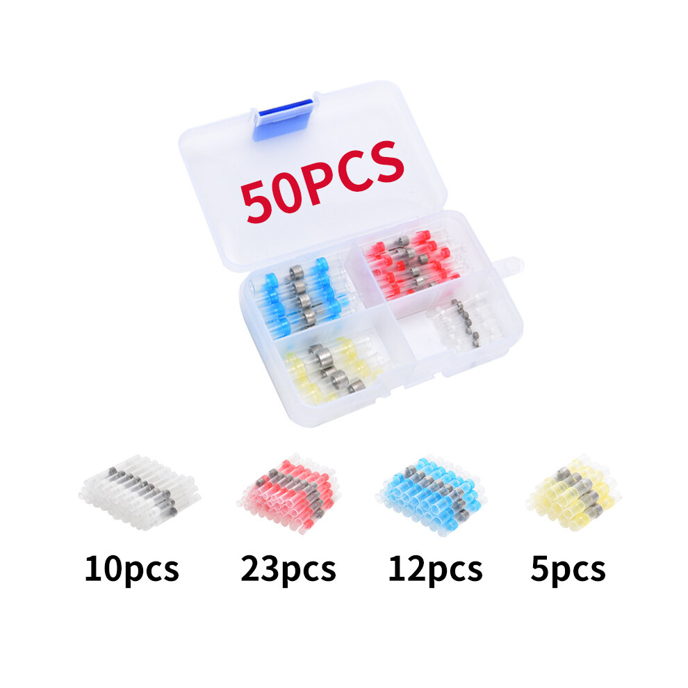 Electrical Butt Connectors, Wire Connector With Terminals Insulated For Marine And Automotive Use, Heat Shrink Butt Solder Seal Easy Operation, 9405630402551