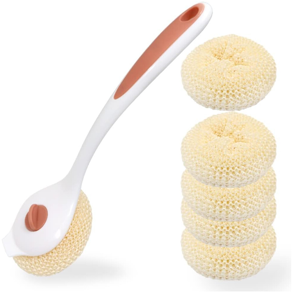 Exfoliating Back Brush, Double Sided Exfoliating Brush for Versatile Use, Hygienic And Long-Lasting Design Ensures Cleanliness, Non-Slip Handle