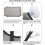 Cat Hammock DoubleLayer Window Hanging Bed 50 X 11 X 7 Cm Black 3
