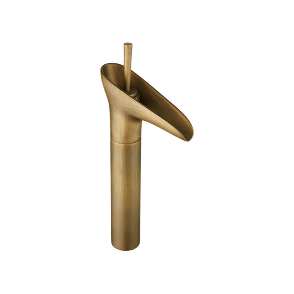 Elegant Design Waterfall Bathroom Faucet, Single Handle Control For Smooth Operation, Solid Brass Construction Ensuring Durability And Reliability, 9448196442234