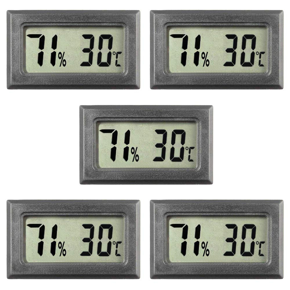 Indoor Thermometer Hygrometer For Wide Application, Mini Size Portable With Confidence Guarantee, 2In1 Meter Built-In Probe For Accurate High