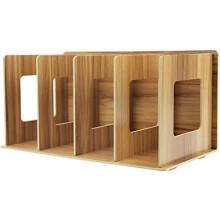 Organiseur de documents en bois écologique, rangement de bureau pour la maison et le bureau, porte-documents de bureau facile à assembler,
