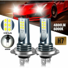 LED-mistlampen, 6500K wit licht met aluminium behuizing, snelle warmteafvoer, eenvoudige installatie, superlange levensduur voor verbeterde