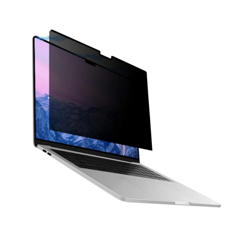 Privacy Screen Protector For Macbook Pro 16.2 Inches 2021, Filter With Instant Snap-On Magnetic Attachment For Seamless Privacy Blue/Light 9173940555396