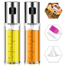 Healthier Cooking: Multi-Purpose Oil Sprayer, Transparent Design Reveals Fuel Consumption, Easy to Clean & Refill, Food Grade Materials, Fine