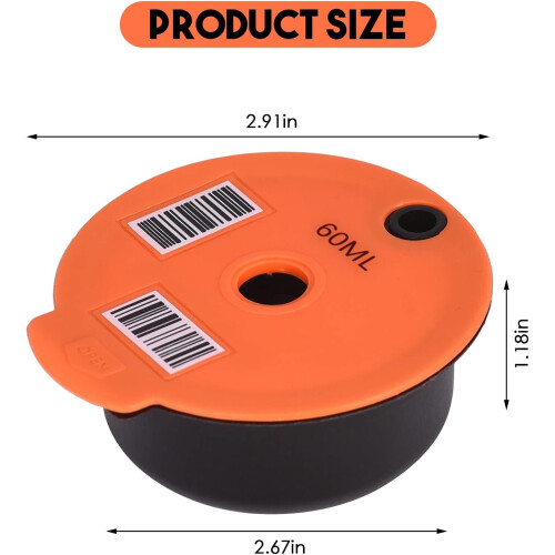 Refillable Filter Cup, Precise Filtration Coffee Capsule for Hassle-Free Brewing 1