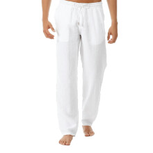 Pantaloni casual da uomo, pantaloni larghi a gamba larga in tessuto traspirante, pantaloni da spiaggia leggeri, pantaloni casual da indossare tutti i