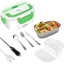 Boîte à lunch électrique moderne, chauffe-plats portable à chauffage rapide avec conception à faible consommation d'énergie pour le travail et