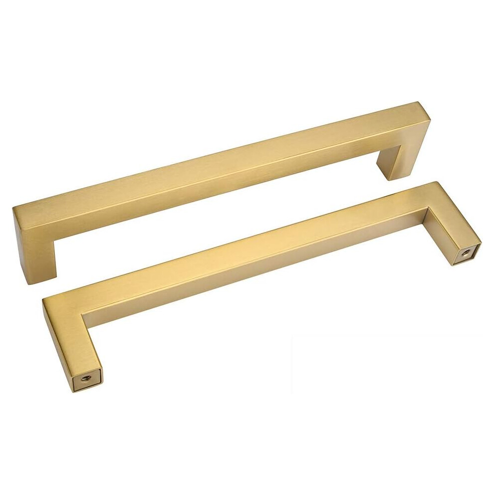 Furniture Hardware With Timeless Look, Modern Square Design, Stainless Steel Handles With Smooth Surface For Rust & Corrosion Resistance 9358999367712