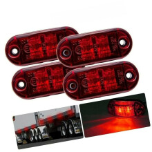 Langlebige, hochwertige LED, wasserdichtes Design für Anhänger, LKWs, Boote, universelle PKW- und LKW-Positionsleuchte mit bernsteinfarbener und