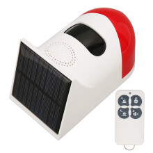 Solar Driveway Alarm 110dB Wireless Remote 9-12m Outdoor Motion Sensor