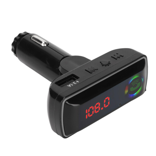 Πομπός Bluetooth FM για αυτοκίνητο, ασύρματο στερεοφωνικό πρόγραμμα αναπαραγωγής 2