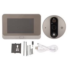 Intelligente WLAN-Video-Türklingel mit digitalem Türspion, Gegensprechanlage, Rauschunterdrückung, Bewegungserkennung und Nachtsicht, 1080p-Kamera