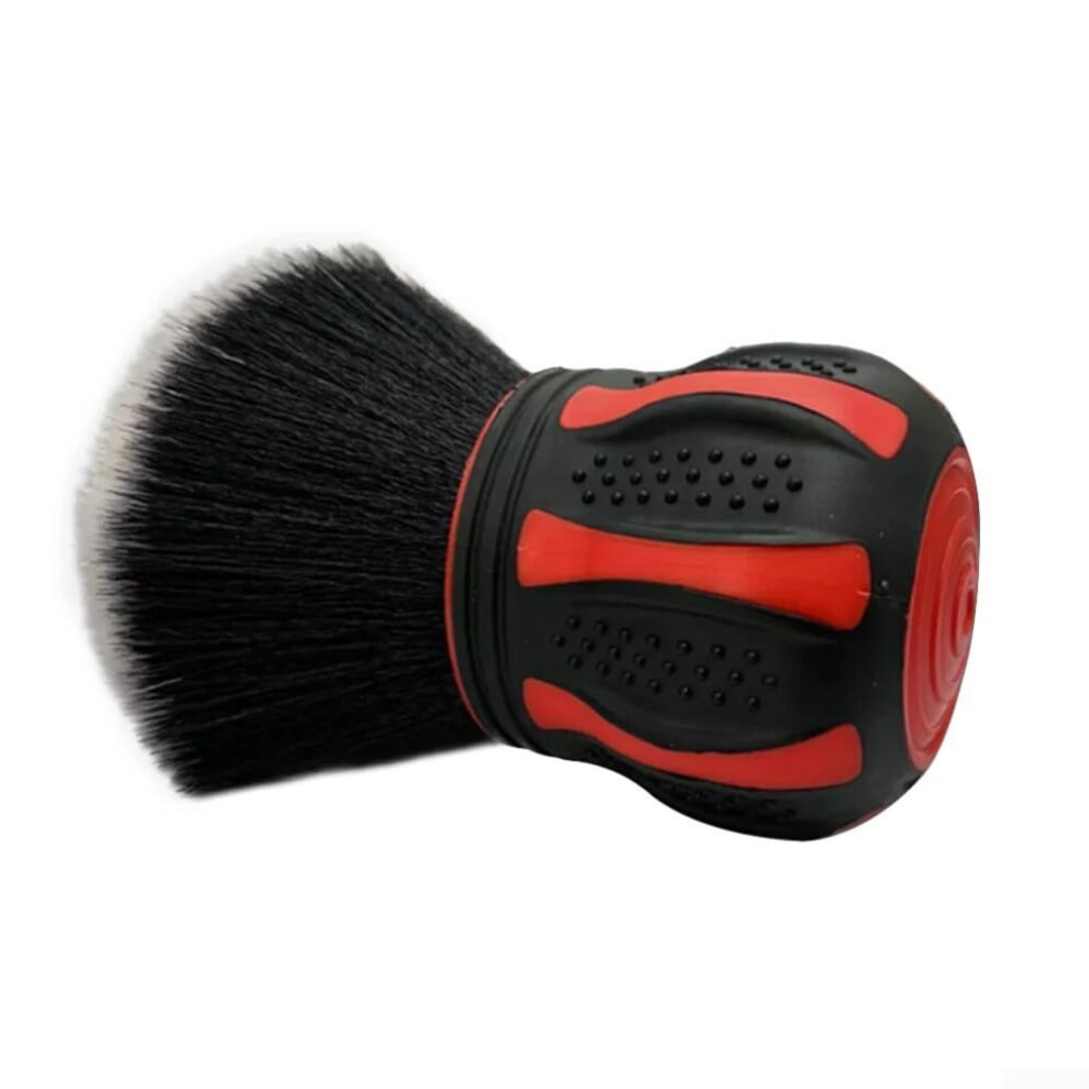 Car Cleaning Brush With Soft Scratch Bristles And Ergonomic Handle For Sensitive Surfaces Red 9347817106497
