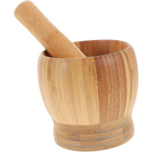 Garlic Garlic Crush Pot with Pestle Garlic Mincer and Masher Bowl Handcrafted