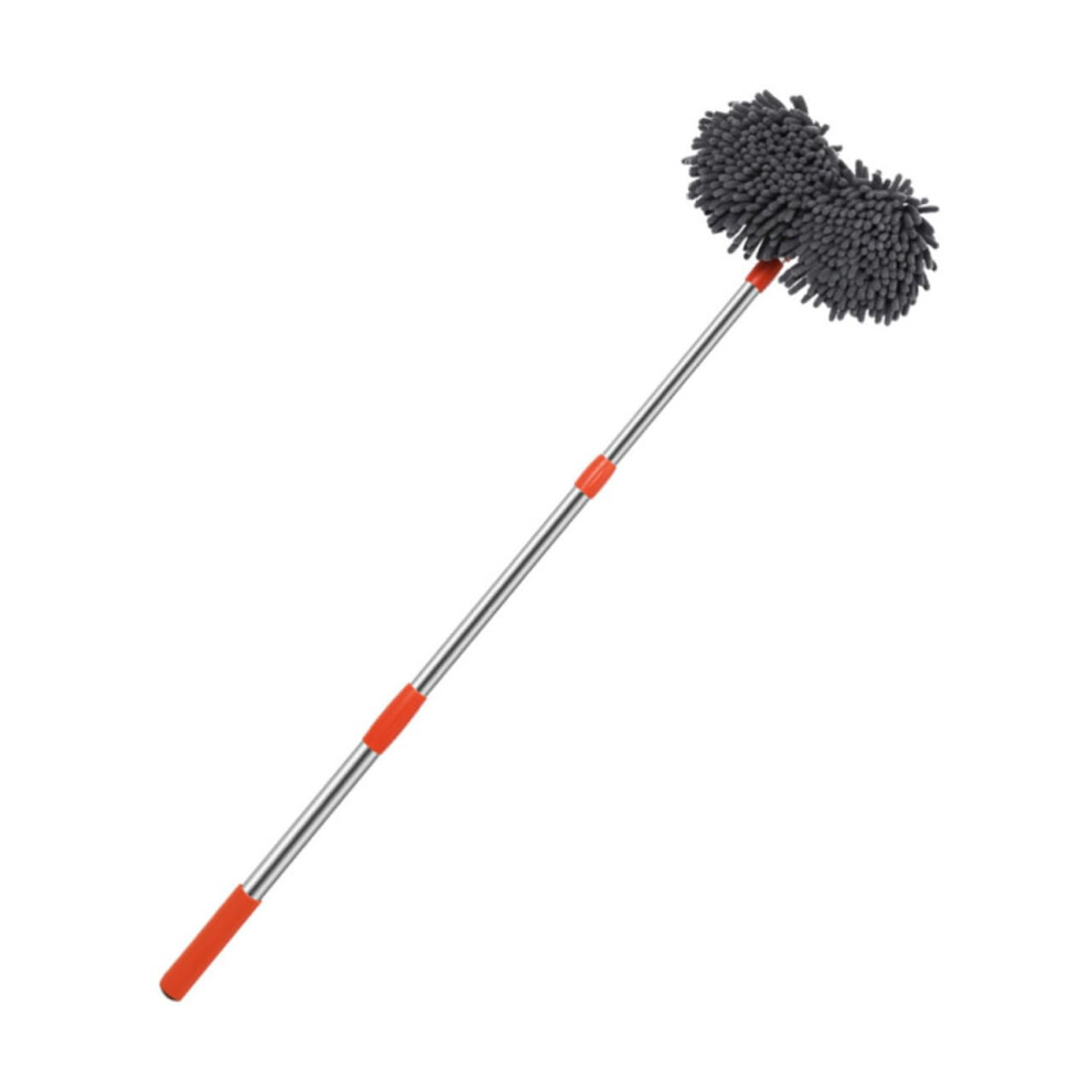 Telescopic Car Wash Mop Long Handle Brush With Soft Microfiber Head For Scratch Vehicle Cleaning 9189345305870