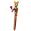 (Brown) Decompression Pen Press Movable Boxing Pen Cartoon Shape Writing Fluently Ultra-Fine Point Creative 1