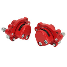 Vorderer und hinterer 50 mm Loch Bremspumpe Bremszylinder mit Belägen für 43cc-49cc ATVs
