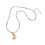 Collier pendentif à perles multiples, chaînes de clavicule-Jaune 1