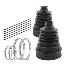 Universal CV Boot Kit Silicone CV Axle Boot Dust Cover Leakproof with Clamps and Ties