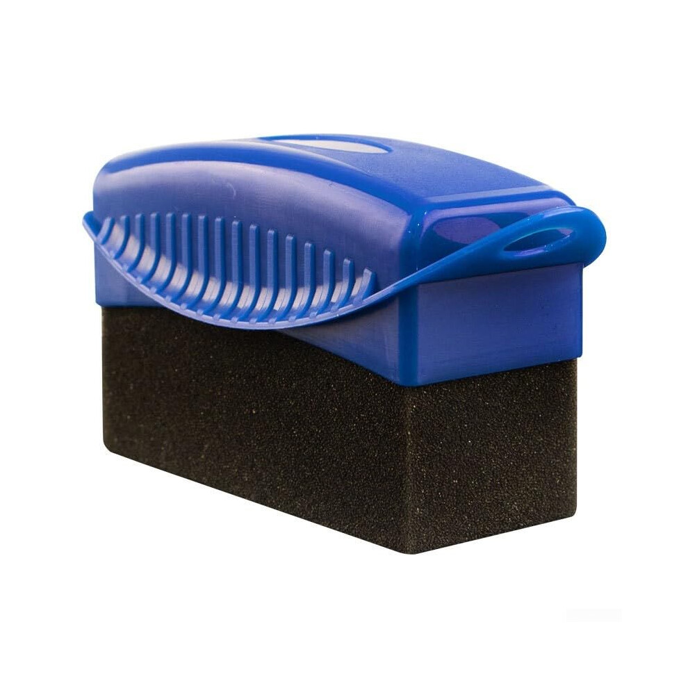 Car Wheel Cleaning Brush With Density Sponge For Safe Surface Cleaning And Waxing (Blue) Blue 9426802522099