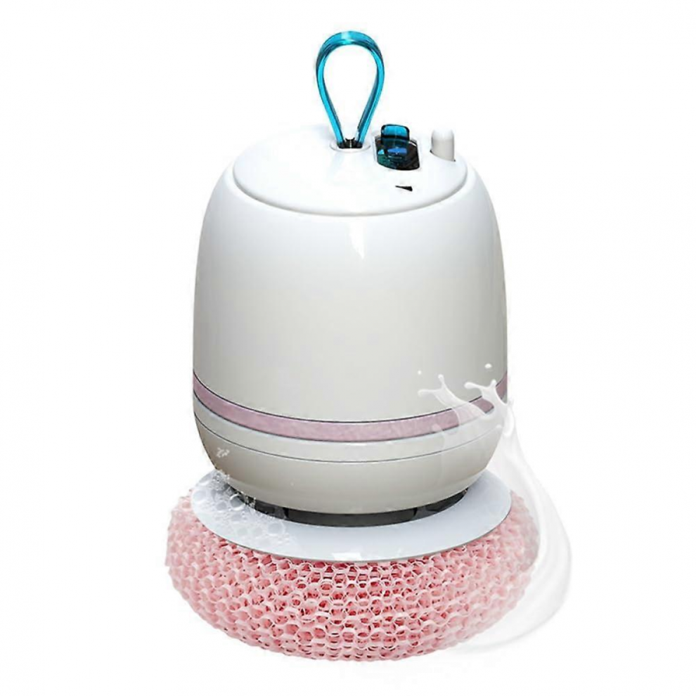 Electric Dishwashing Ball USB Rechargeable Mini Dishwasher with 360 Honeycomb Scrubbing Pink Ref: 7574