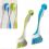 2025 2pcs Dish Brush with Long Handle Soft Grip Friendly Bristles and Suction Cup 1