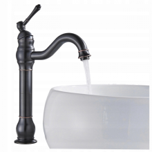 2025 Ari Retro Black Floor-standing Washbasin Tap
