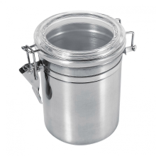 26-27 Stainless Steel Kitchen Food Storage Container Bottle Sugar Tea Coffee Beans Canister (L)ZZ16