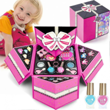 Kosmetikspielzeug für Mädchen, tragbares und robustes Schminkspielzeug für Kinder, ideal zum Rollenspiel.