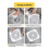 26-27 Versatile Drain Protector, Premium Quality Square Drain Cover, Flat Silicone Plug With Suction Cup Strainer For Shower & Kitchen Drain Protector 5