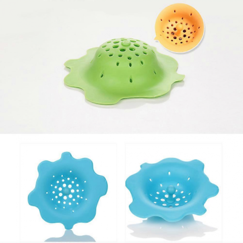Kitchen Sink Silicone Strainer for Drain Cover Durable Wide Rim 2