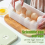 2 Pack Covered Egg Holders, 10 Grid Egg Storage Box with Lid, Plastic Fridge Egg Trays Egg Container for Refrigerator Kitchen Restaurant 25- 5