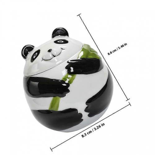 Kitchen Organization Panda Themed Jars With Lids Dry Food Storage 1Pack 1