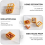 Mini Kitchen Model Microscale Food Play Simulated Egg Basket for 3Pcs Set 5