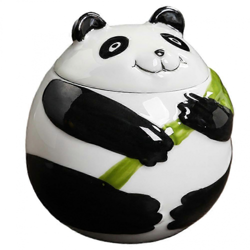 Kitchen Organization Panda Themed Jars With Lids Dry Food Storage 1Pack 2
