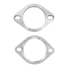 Metal Alloy 3in Exhaust Flange Kit for Headers 2 Bolts Universal Fit