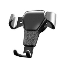 (No Logo-Black) Adjustable Mobile Phone Support For Car Ventilation Grid, Quick Support, Automobile Accessories
