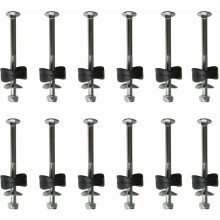 Set met stabiliteitsgereedschap voor trampolines, inclusief afstandhouders voor omheiningpalen voor naadloze verbindingen.