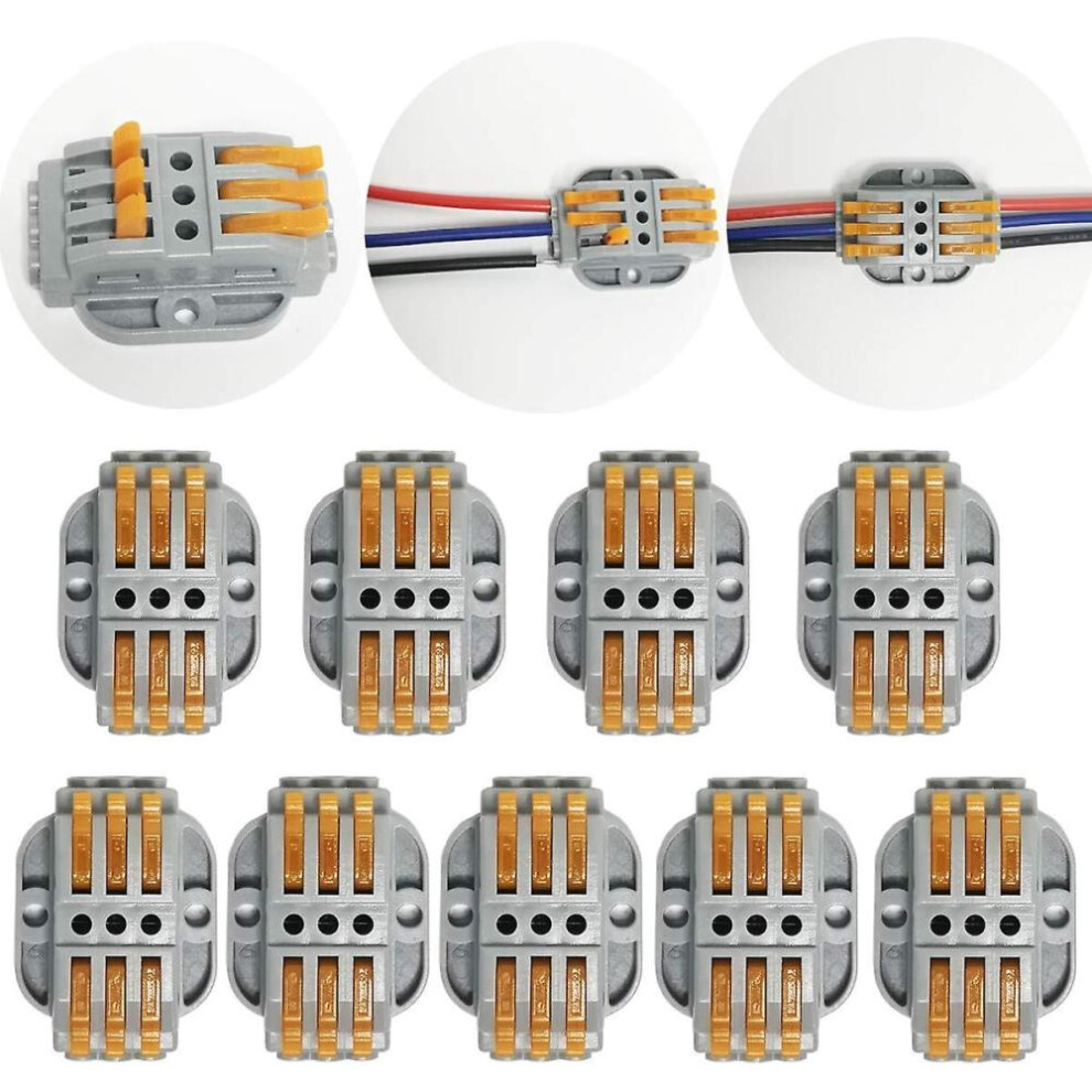 Innovative Connector Design For Universal Compatibility, Easy Operation Simplifies Wiring Processes For 0.08-4Mm2/14-22Awg Wires, Wire Nuts Connectors 9340959728428