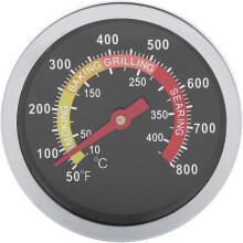 Barbecue Chef's Best Friend, BBQ Temperature Gauge Featuring Accurate Readings, Durable Stainless Steel Frame Ideal For Outdoor Cooking, Waterproof