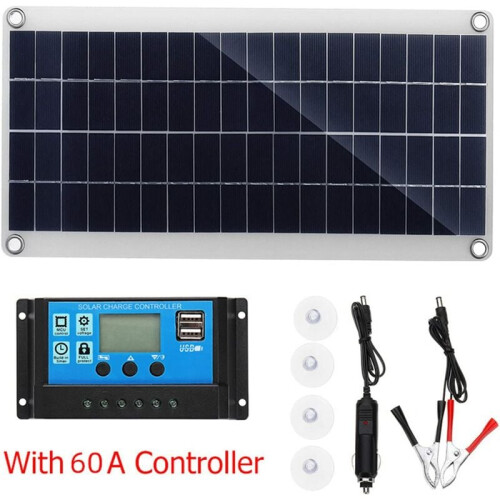 Κιτ ηλιακής ενέργειας ευρείας εφαρμογής 30W12V, Ηλιακή μονάδα με εγκατάσταση Plug and 2
