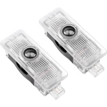 stuks LED Ghost Shadow-verlichting voor BMW-serie, niet-vervagend logo, automatische schakelaar, waterdicht, voor modellen van 2005-2022