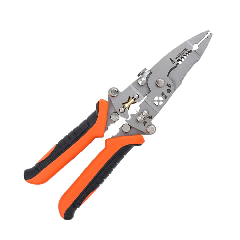 12 In 1 Foldable Wire Stripping Pliers, Crimping Pliers For Terminals, Cable Cutter, Multifunction Wire Cutting Tool 9189345306747