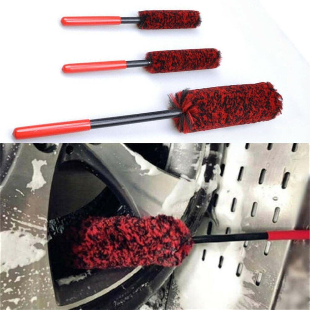 Car Wheel Cleaning Brush Set With Soft Bristles For Scratch Rim Care And Deep Grime Removal 9426802522631