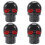 2 Pair Motorcycle Skull Number Plate Frame Screws Fitting Screw Black 1