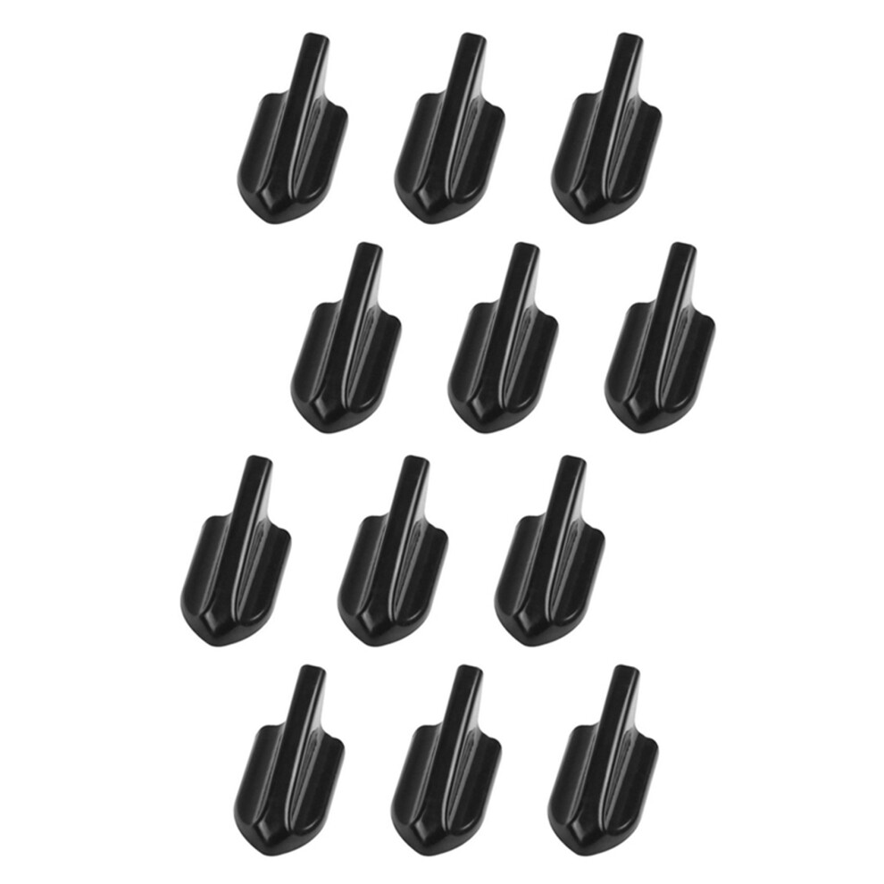12Pcs Car Evo-Style Pp Roof Fins Spoiler Wing Kit Generator Black 6031056664506