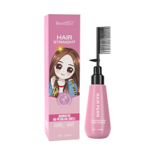 (180ml) 1 Bottle Hair Straightener & Relaxer - No Heat, No Pull, No Ionization, No Damage, Smooth & Shine